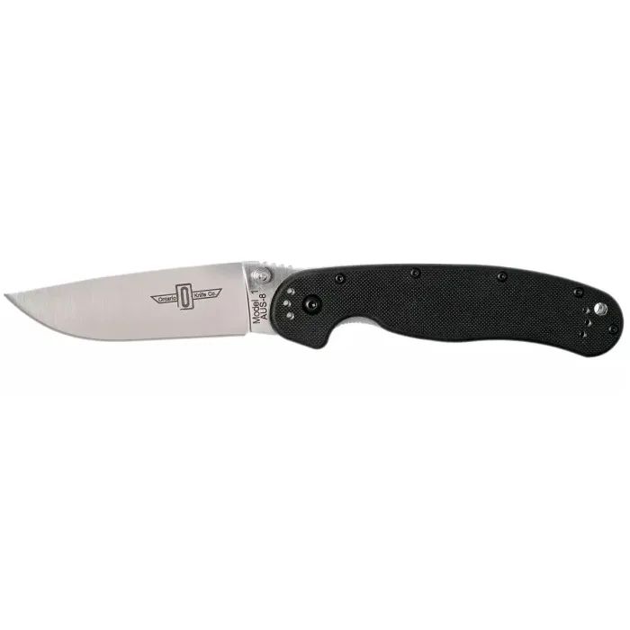 Нож Ontario Knife RAT I D2 Carbon Fiber Black (ON8867CF)