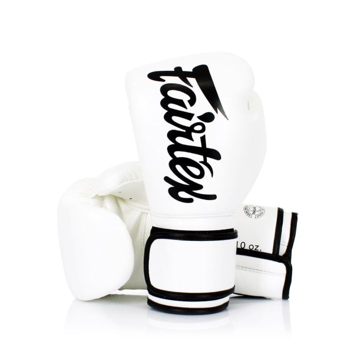 Боксерские перчатки Fairtex BGV14 White 10 унцій (бинти в комплекті) (BGV14_10oz_White) изображение 2