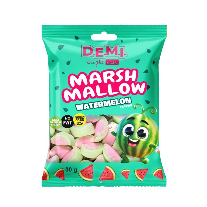 Маршмеллоу Demi Кавун 30 г (de.22408)