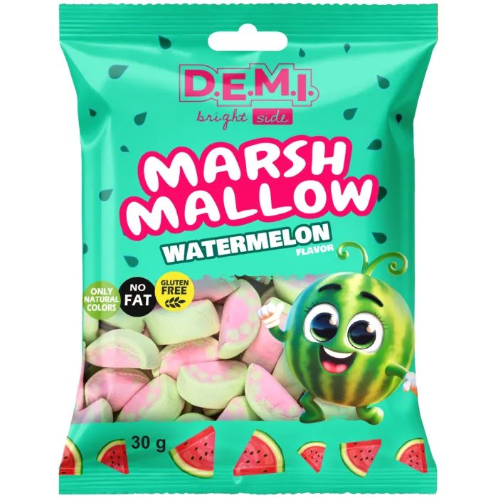 Маршмеллоу Demi Кавун 30 г (de.22408)