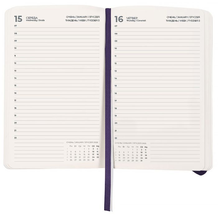 Тижневик Axent датований 2026 Partner Soft Skin, 145х210, чорний (8810-26-01-A) зображення 2