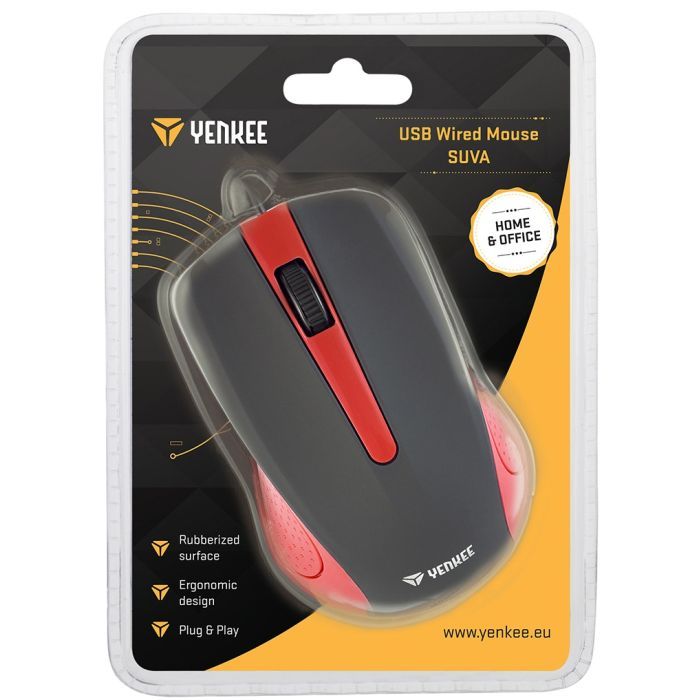 Мишка YENKEE YMS 1015RD USB Rad (45010821) зображення 4
