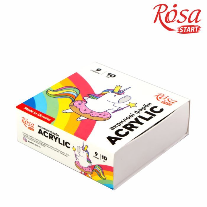 Акриловые краски Rosa START Unicorn 12 x10 мл (4823098531005)