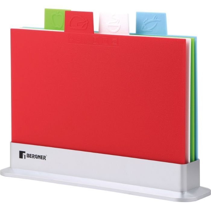 Разделочная доска Bergner Colors, Набір 5 предметів (BG-39951-MT)