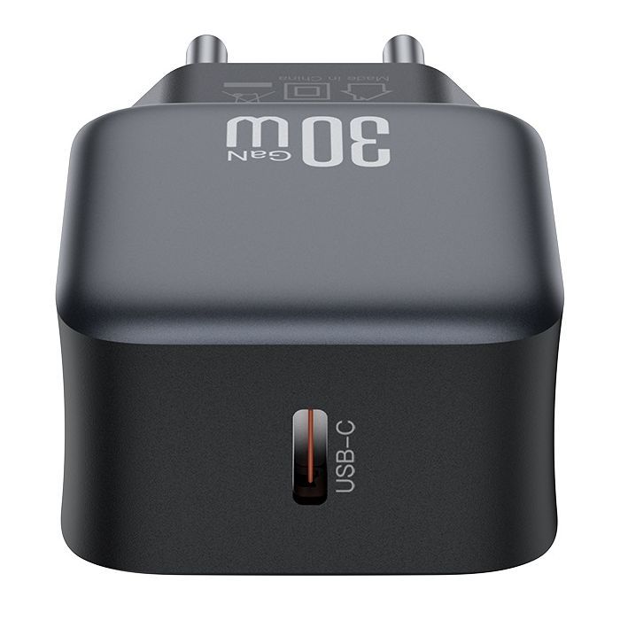 Зарядний пристрій XO USB-C PD30W black (L155_Black) зображення 2