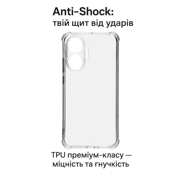 Чохол до мобільного телефона BeCover Anti-Shock Poco F7 Clear (713807) зображення 2