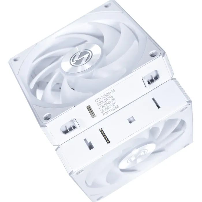 Кулер для корпуса Lian Li Uni Fan CL WIRELESS 120-3, White (G99.12CL1W3W.00) изображение 5
