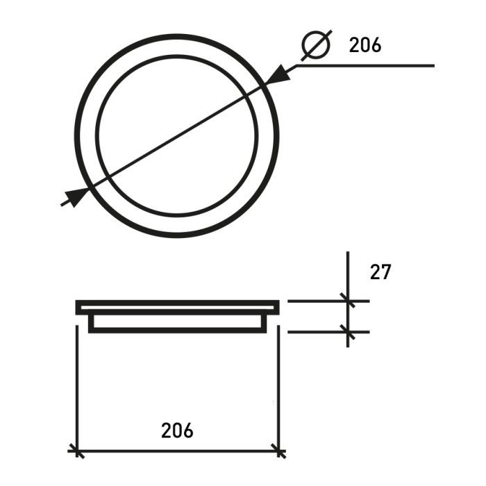 Світильник Eurolamp Downlight NEW 20W 1900lm 4000K (LED-DLR-20/4(new)) зображення 2