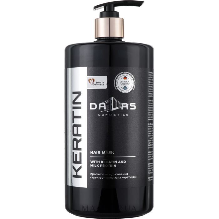 Маска для волос Dalas Cosmetics Keratin С кератином и молочным протеином 900 мл (4823128000136)