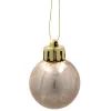 Ялинкова іграшка Chomik пластикові кульки, 16шт, 3 см, шампань (5900779893955_2) зображення 3