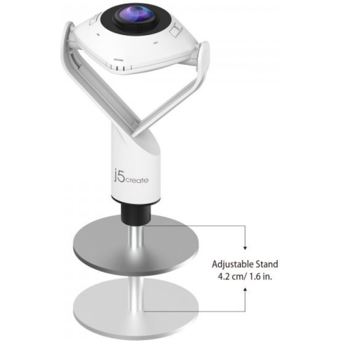 Веб-камера J5create JVCU360-N 360 Rundum USB-A/C (JVCU360-N) зображення 6
