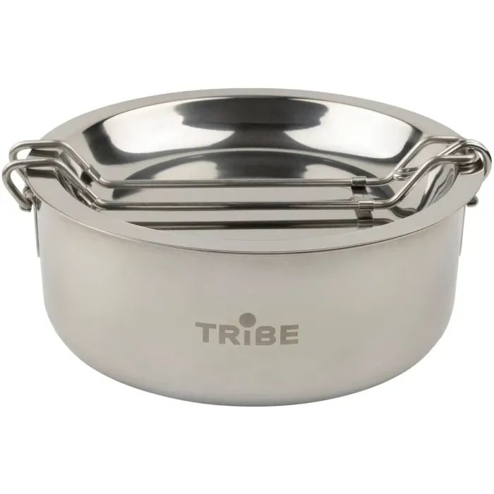 Набір туристичного посуду Tribe Tourist Set 1,2 л сталевий (T-FG-0008-metal)
