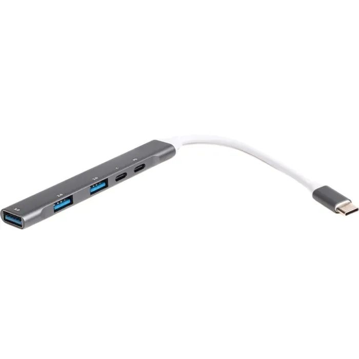 Концентратор Maxxter USB-C to 1xUSB 3.0 + 2xUSB 2.0 + 1xUSB-C PD100W + 1xUSB-C (HU3C-4P1PD-01) зображення 2
