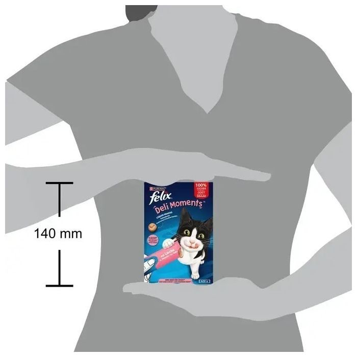 Лакомство для котов Purina Felix DeliMoments с лососем 40 г (8445291632639) изображение 3