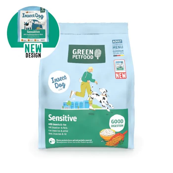Сухий корм для собак Green Petfood Sensitive with Insects 10 кг (4032254789628) зображення 2