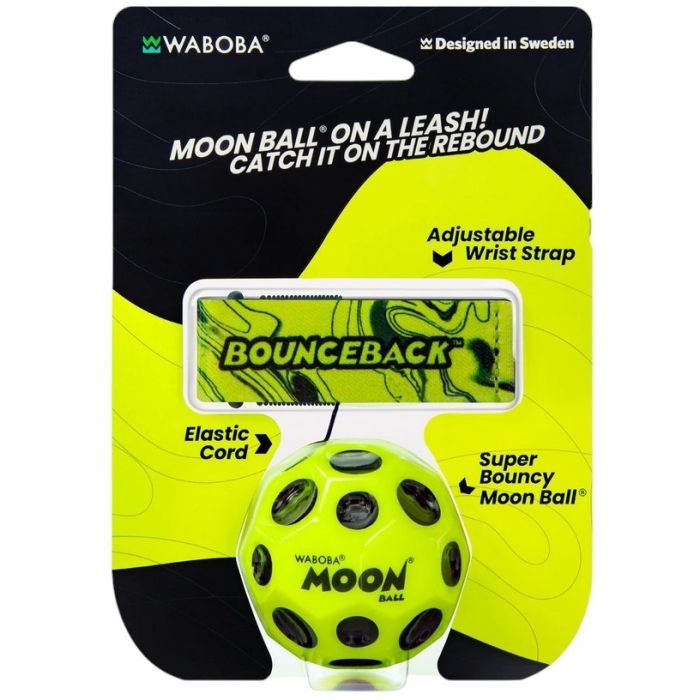 Мяч детский Waboba ball AZ-330-Y Bounceback x Returning moon in Blister (Yellow) (840001933019) изображение 3
