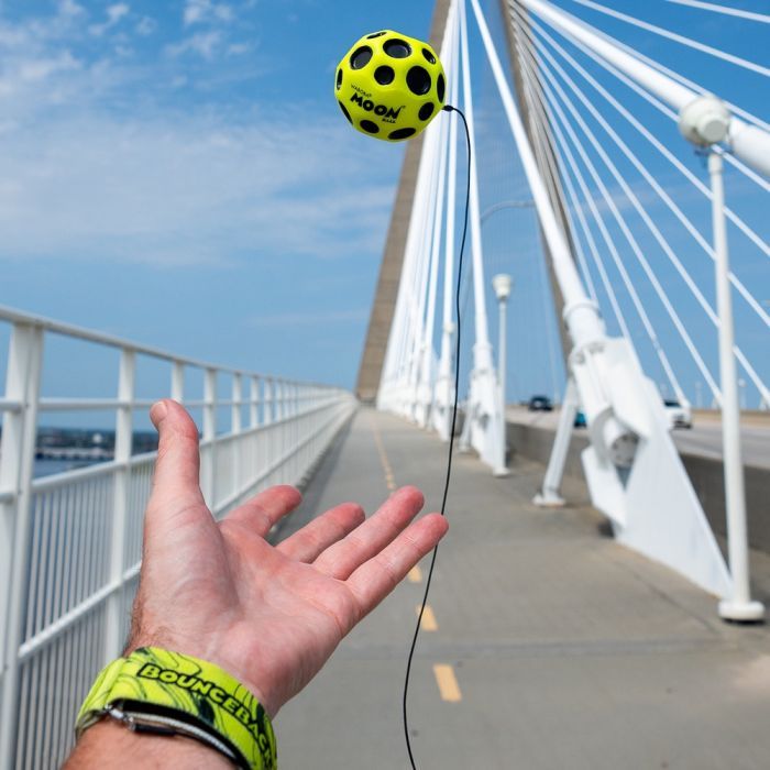 Мяч детский Waboba ball AZ-330-Y Bounceback x Returning moon in Blister (Yellow) (840001933019) изображение 4