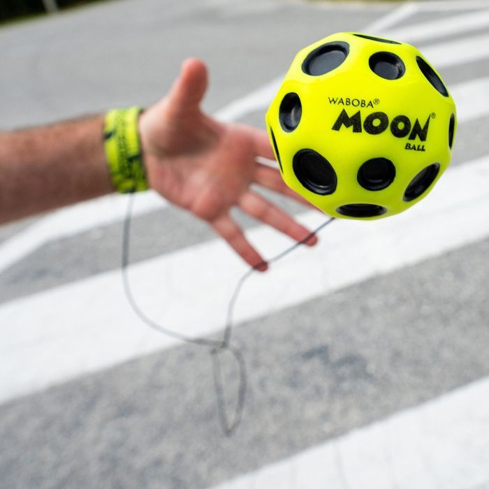 Мяч детский Waboba ball AZ-330-Y Bounceback x Returning moon in Blister (Yellow) (840001933019) изображение 7