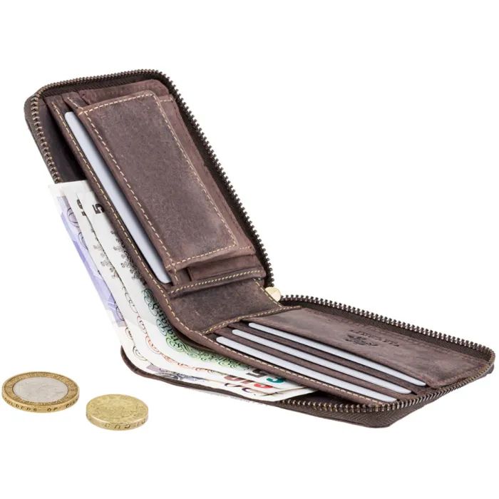 Гаманець Visconti 702 Bullet Oil Brown (702 OIL BRN) зображення 4