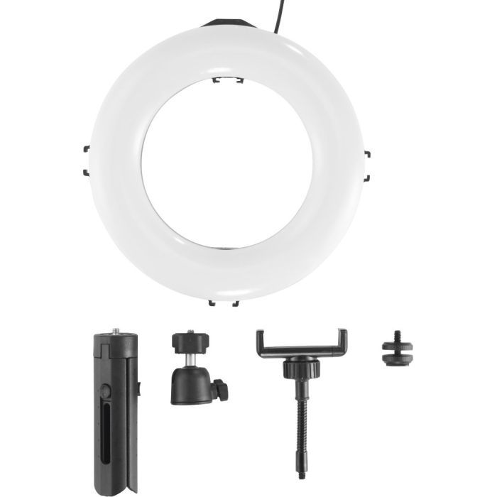 Набір блогера Hama Smartphone Tripod Smart-80 V2, 9.5cм, Bluetooth, LED ring (00004657) зображення 2