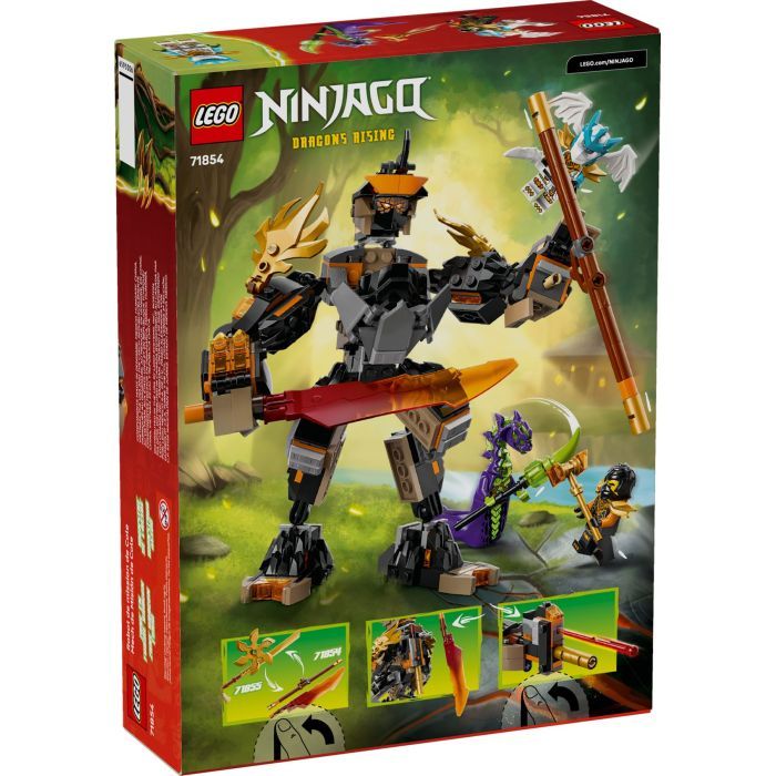 Конструктор LEGO Ninjago Робот Коула для миссии и Дракон Зейн (71854) изображение 7