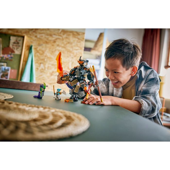 Конструктор LEGO Ninjago Робот Коула для миссии и Дракон Зейн (71854) изображение 9