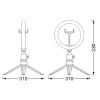 Набор блогера LEDVANCE MOBILE CAMERA LIGHT RING DESKTOP USB (4058075666870) изображение 2