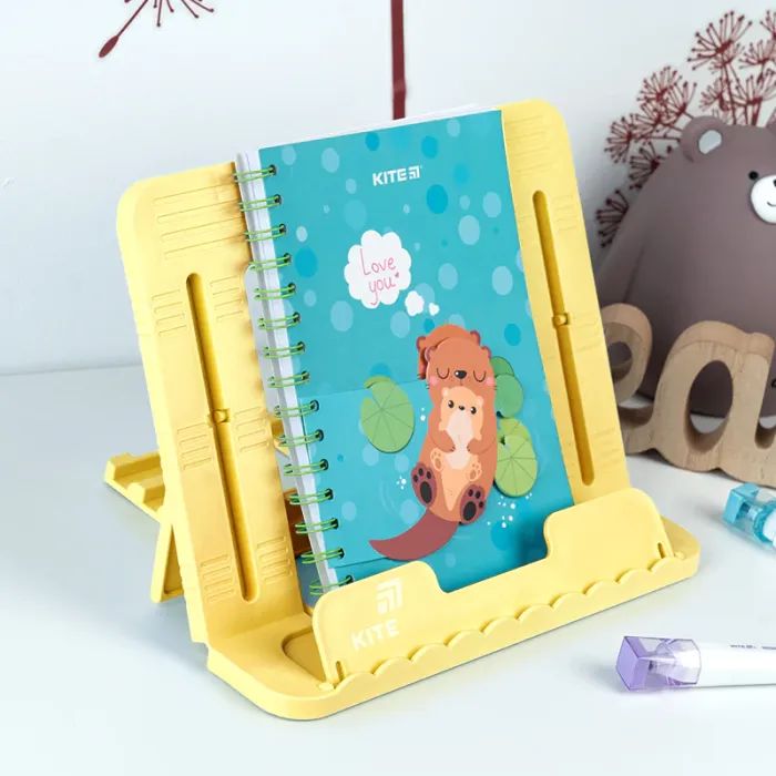 Підставка для книг Kite пластикова, жовта (K25-330-5) зображення 4