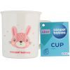 Набір дитячого посуду Canpol babies CUTE ANIMALS кружка пластикова, рожева (4/413_pin2) зображення 3