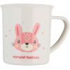 Набір дитячого посуду Canpol babies CUTE ANIMALS кружка пластикова, рожева (4/413_pin2)