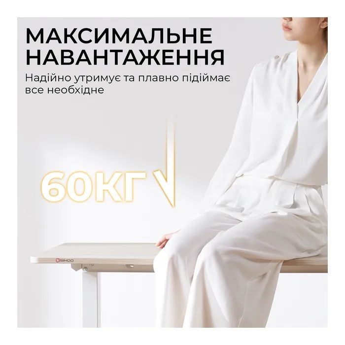 Комп'ютерний стіл Sihoo D03 Walnut/Black (D03-104/D03-108) зображення 5