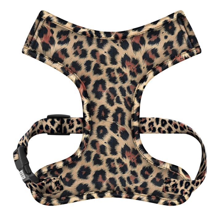 Шлей для собак WAUDOG Mesh дышащая с QR адресником "Леопард" XS (232-4066) изображение 2