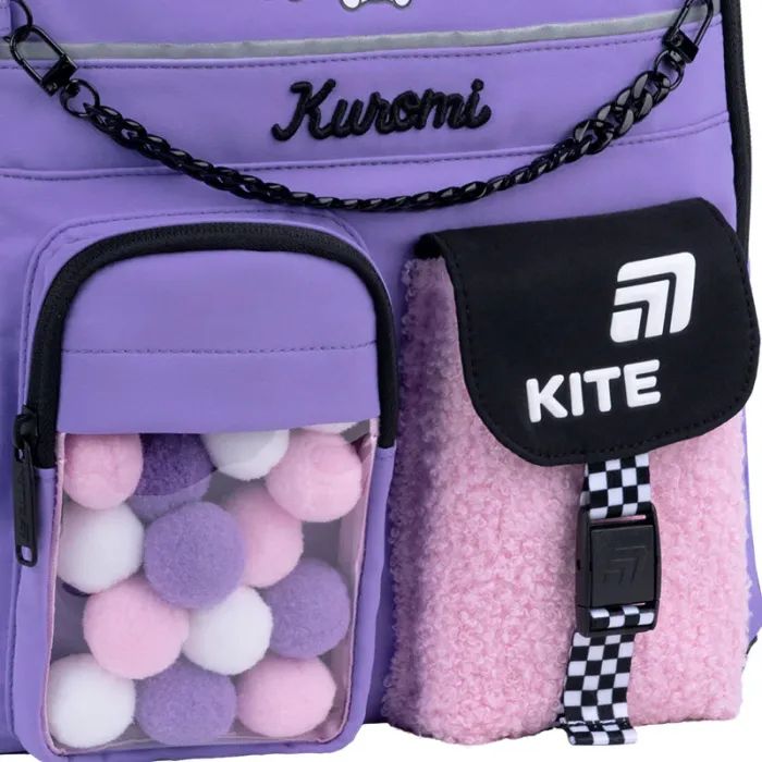 Рюкзак школьный Kite Education 584 HK Kuromi (HK26-584M) изображение 11