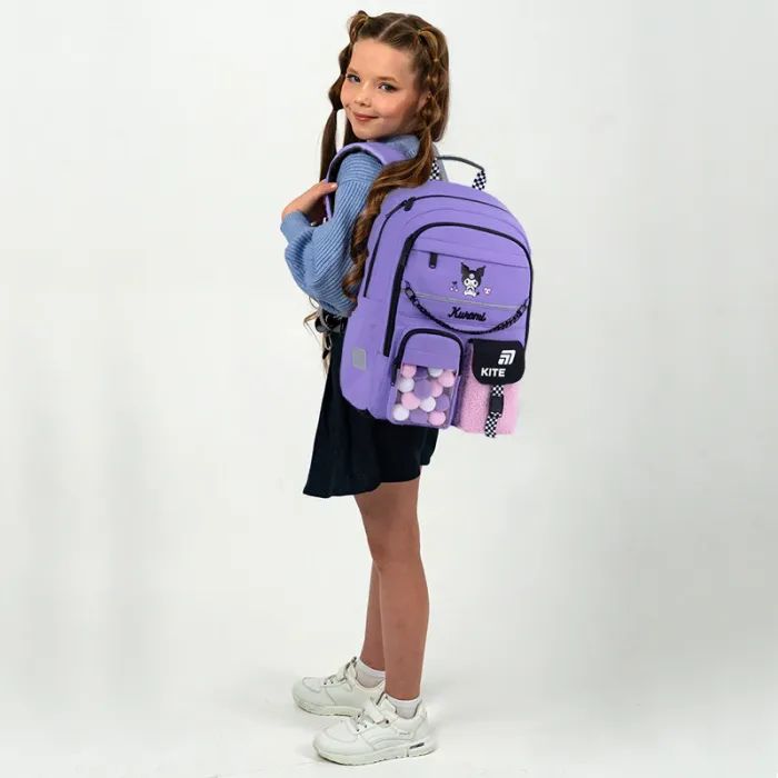 Рюкзак школьный Kite Education 584 HK Kuromi (HK26-584M) изображение 13