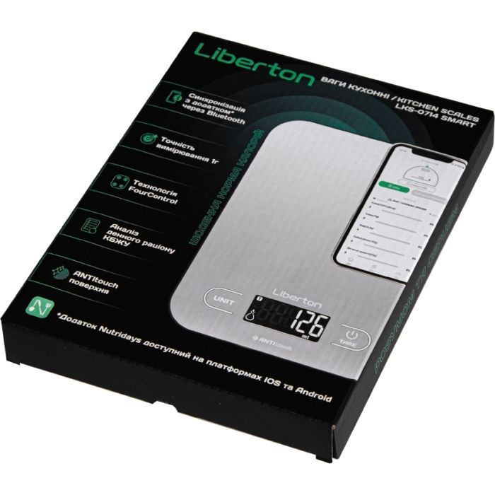 Весы кухонные Liberton LKS-0714 Smart изображение 4