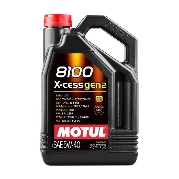 Моторное масло MOTUL 8100 X-cess gen2 5W-40 4л (109775)