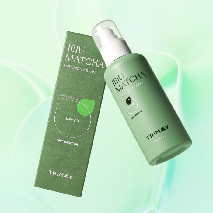 Крем для лица Trimay Jeju Matcha Emulsion Cream 150 мл (8809822541300) изображение 3