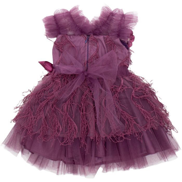 Платье детское Tivido праздничное с украшениями (2136-92G-violet) изображение 3