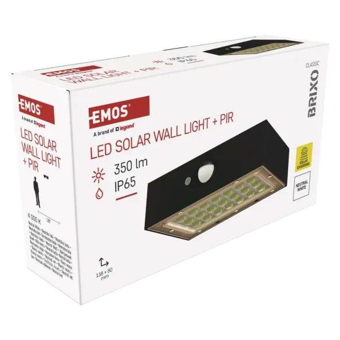 Світильник EMOS 350 лм IP65 4000K PIR (ZG162S) зображення 9