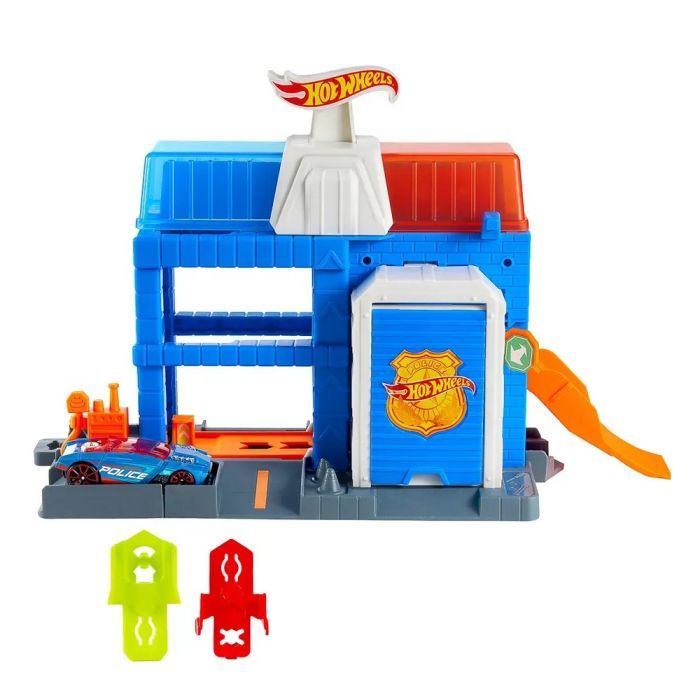 Автотрек Hot Wheels City Поліцейська вежа в місті (JHL74)