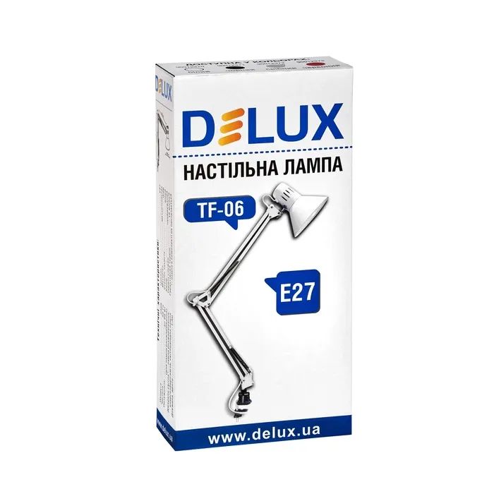 Настольная лампа Delux TF-06 E27 Срібляста (90012372) изображение 3