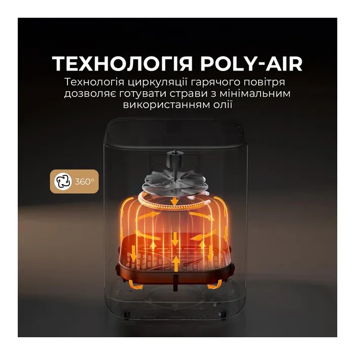 Мультипечь MOVA AeroChef FD10s Pro Black (VFF12A-BL-S) изображение 4