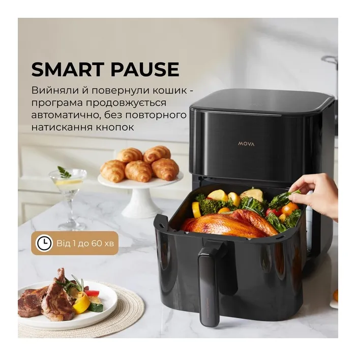 Мультипечь MOVA AeroChef FD10s Pro Black (VFF12A-BL-S) изображение 8