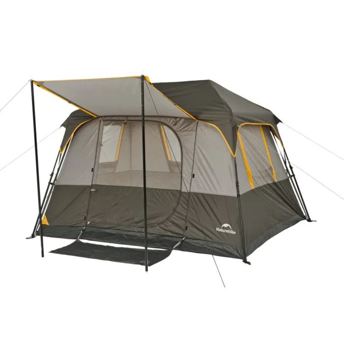 Палатка Naturehike Cape Series 5.2 CNK2450WS037 сіро-коричневий (6927595783887)