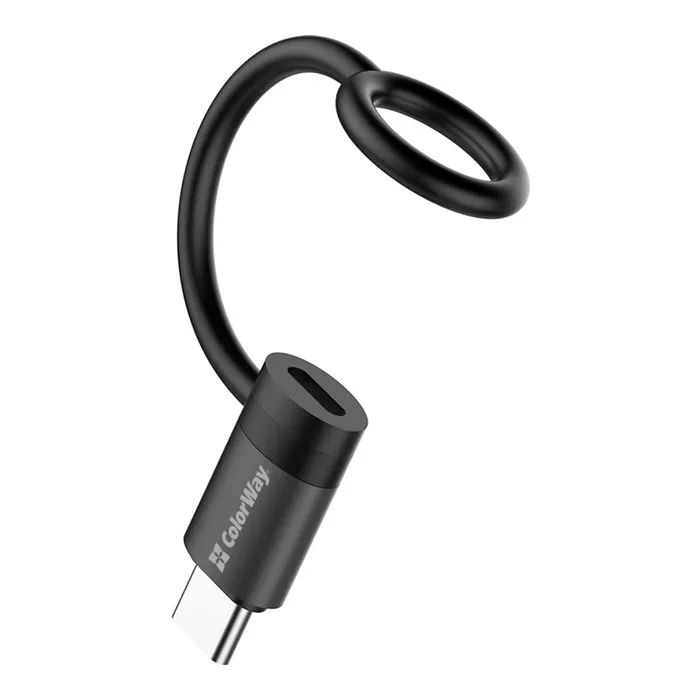 Переходник Lightning F to USB-C M black ColorWay (CW-AD-CL2) изображение 2