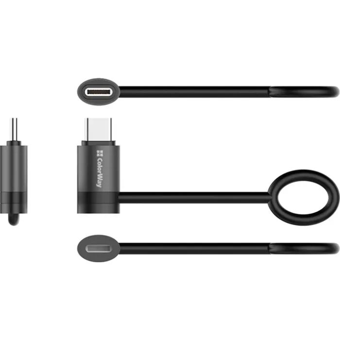 Переходник Lightning F to USB-C M black ColorWay (CW-AD-CL2) изображение 5