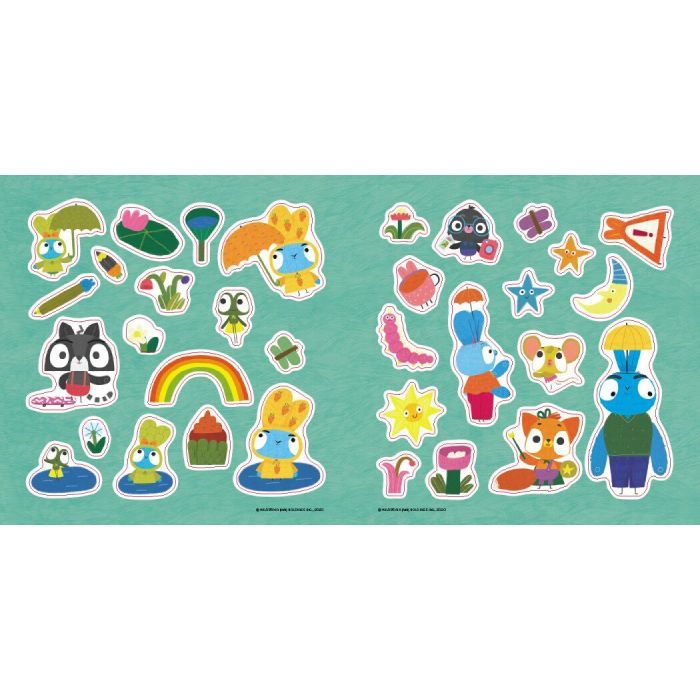 Книга Хоробрі Зайці. Музика дощу. Історії з наліпками Ранок (9786170985552) изображение 2