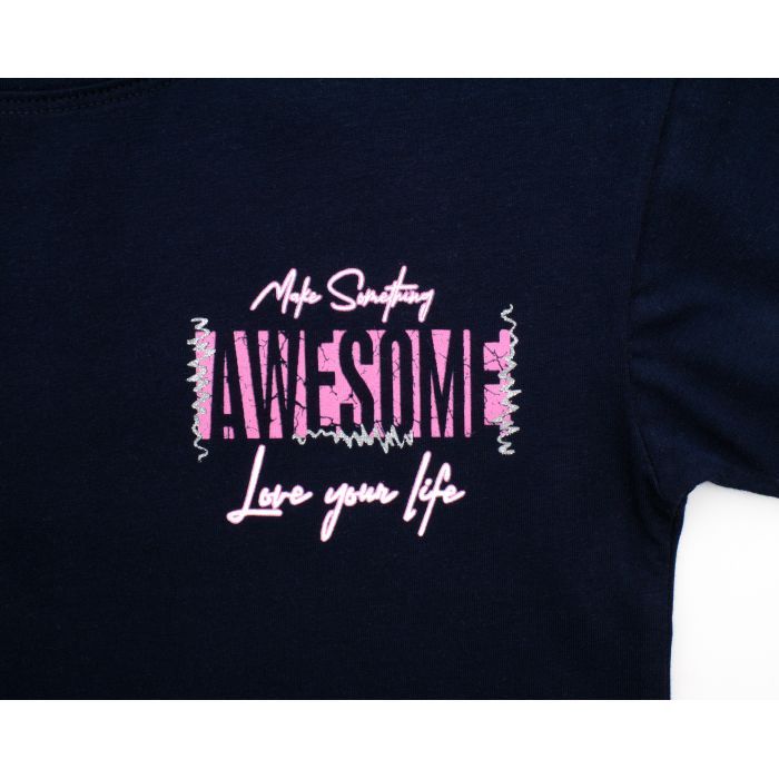 Футболка детская Breeze AWESOME (21578-152G-blue) изображение 3