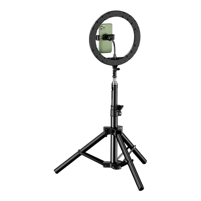 Набор блогера RTAKO ZJ-ZBT01 Live Streaming Stand with Ring Light and Floor Tripod (6942063215400) изображение 2