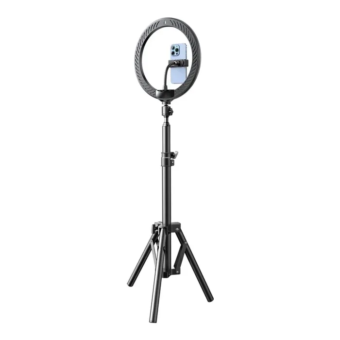 Набор блогера RTAKO ZJ-ZBT01 Live Streaming Stand with Ring Light and Floor Tripod (6942063215400) изображение 3